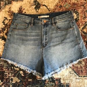 Chelsea & Violet high waisted denim shorts